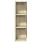 vidaXL Καθρέφτης Μπάνιου Sonoma Δρυς 80 x 20,5 x 64 εκ. Ξύλο