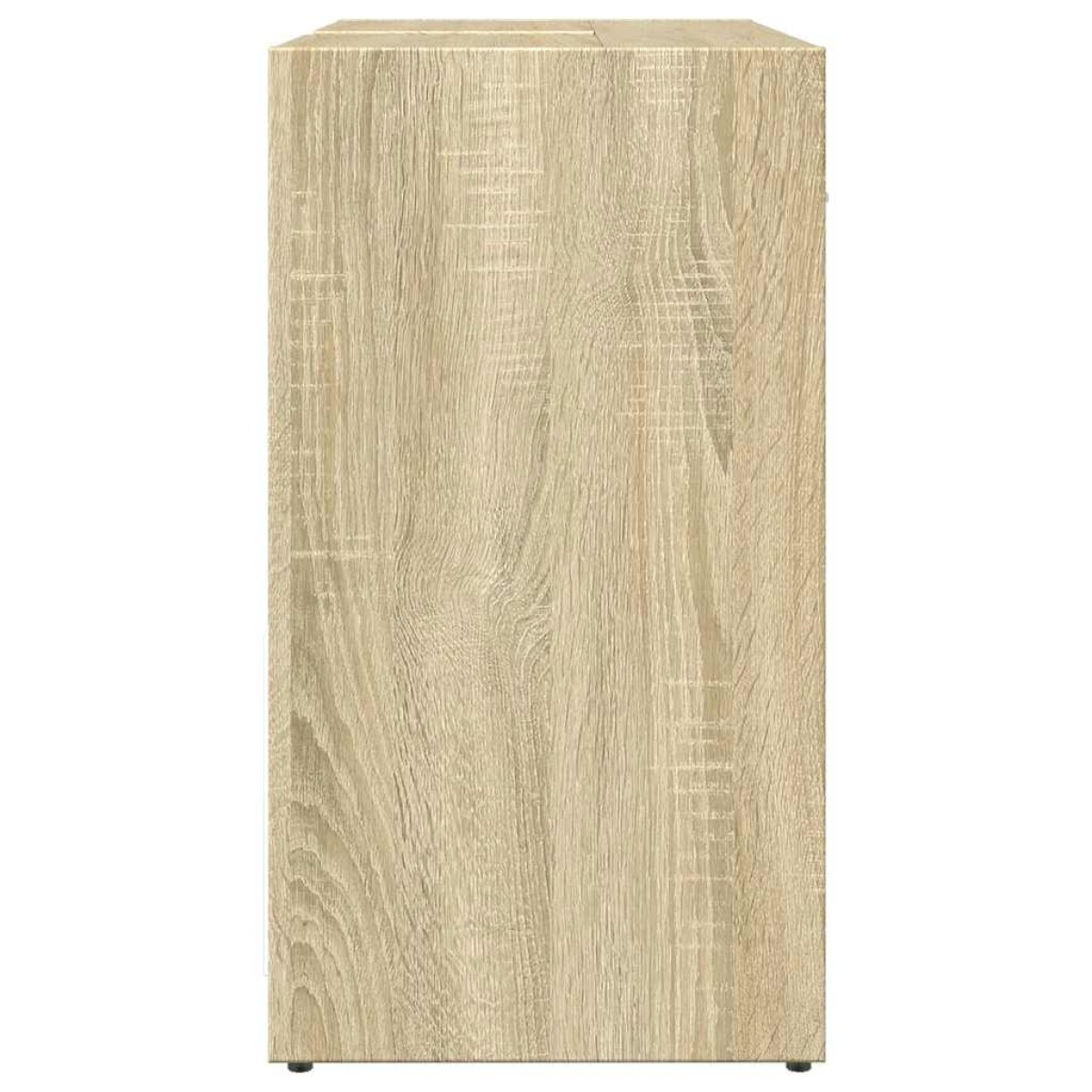 vidaXL Ντουλάπι Νιπτήρα Μπάνιου Sonoma Δρυς 60x33x60 εκ. Επεξ. Ξύλο