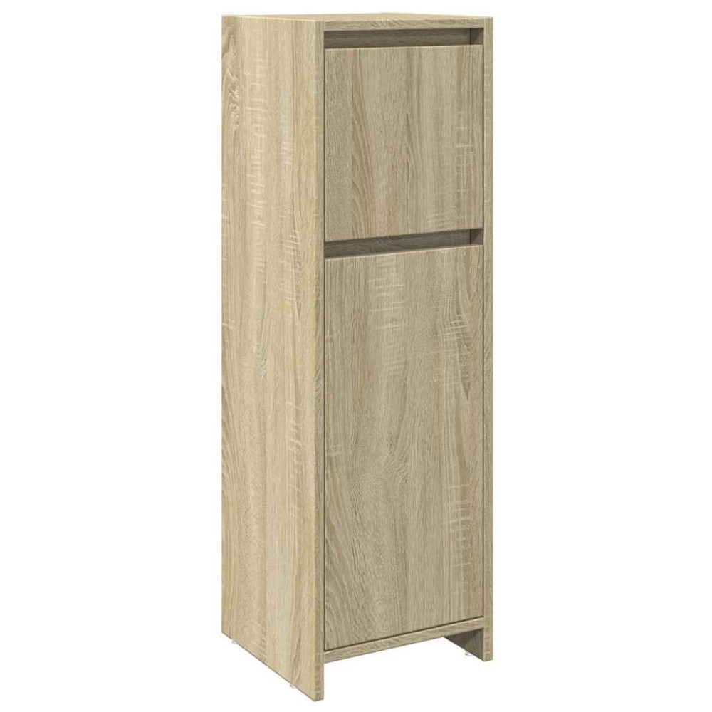 vidaXL Στήλη Μπάνιου Sonoma Δρυς 30 x 30 x 95 εκ. από Ξύλο