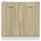 vidaXL Ντουλάπι "Lyon" Sonoma Δρυς 80x46x81,5 εκ. από Τεχνητό Ξύλο
