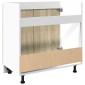 vidaXL Ντουλάπι "Lyon" Sonoma Δρυς 80x46x81,5 εκ. από Τεχνητό Ξύλο