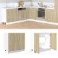 vidaXL Ντουλάπι "Lyon" Sonoma Δρυς 80x46x81,5 εκ. από Τεχνητό Ξύλο