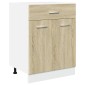 vidaXL Ντουλάπι με Συρτάρια "Lyon" Χρώμα Sonoma Δρυς 60x46x81,5 εκ. από Τεχνητό Ξύλο