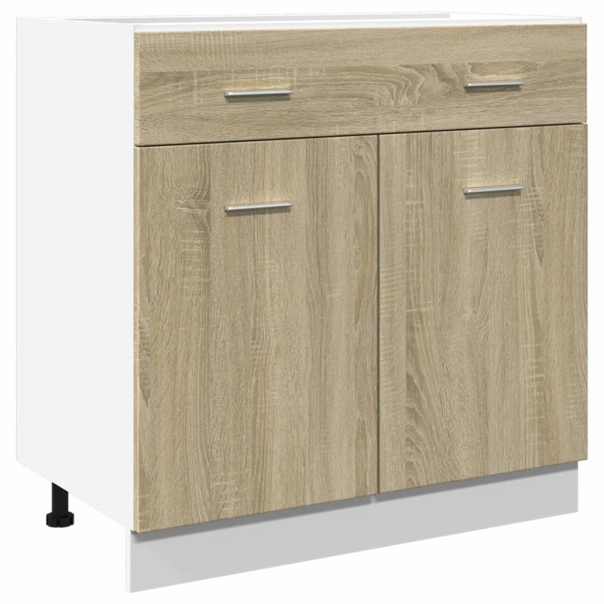 vidaXL Ντουλάπι με Συρτάρια "Lyon" σε Χρώμα Sonoma Δρυς 80x46x81,5 εκ. από Τεχνητό Ξύλο