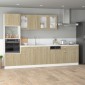 vidaXL Ντουλάπι με Συρτάρια "Lyon" σε Χρώμα Sonoma Δρυς 80x46x81,5 εκ. από Τεχνητό Ξύλο