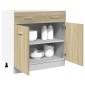 vidaXL Ντουλάπι με Συρτάρια "Lyon" σε Χρώμα Sonoma Δρυς 80x46x81,5 εκ. από Τεχνητό Ξύλο