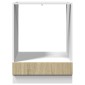 vidaXL Ντουλάπι για Φούρνο Sonoma Δρυς 60x46x81,5 εκ. Επεξ. Ξύλο