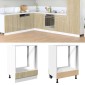 vidaXL Ντουλάπι για Φούρνο Sonoma Δρυς 60x46x81,5 εκ. Επεξ. Ξύλο