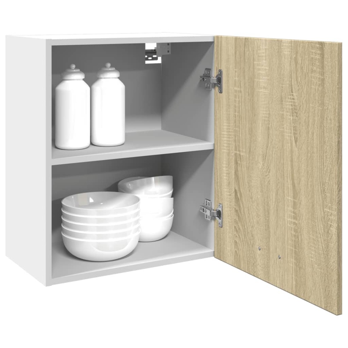 vidaXL Ντουλάπι Τοίχου "Lyon" Ξύλο Sonoma Δρυς 50x31x60 εκ. από Τεχνητό Ξύλο
