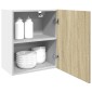 vidaXL Ντουλάπι Τοίχου "Lyon" Ξύλο Sonoma Δρυς 50x31x60 εκ. από Τεχνητό Ξύλο