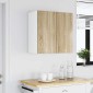 vidaXL Κρεμαστό Ντουλάπι "Lyon" Ξύλο Sonoma Δρυς 60x31x60 εκ. από Τεχνητό Ξύλο