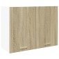 vidaXL Κρεμαστό Ντουλάπι "Lyon" Ξύλο Sonoma Δρυς 80x31x60 εκ. από Τεχνητό Ξύλο
