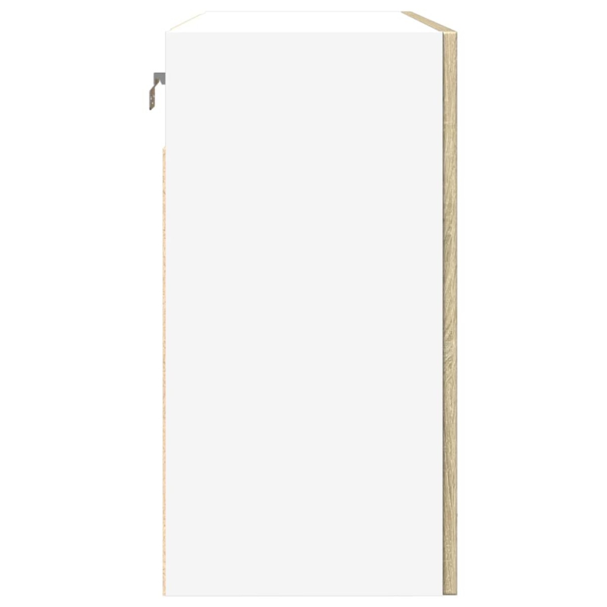 vidaXL Κρεμαστό Ντουλάπι "Lyon" Ξύλο Sonoma Δρυς 80x31x60 εκ. από Τεχνητό Ξύλο