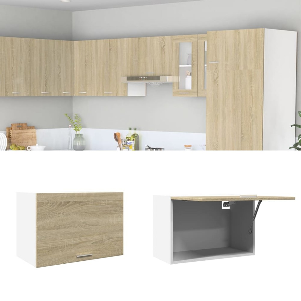 vidaXL Κρεμαστό Ντουλάπι "Lyon" Ξύλο Sonoma Δρυς 60x31x40 εκ. από Τεχνητό Ξύλο
