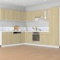 vidaXL Ντουλάπι Ψυγείου "Lyon" Sonoma Δρυς 60x57x207 εκ. από Τεχνητό Ξύλο