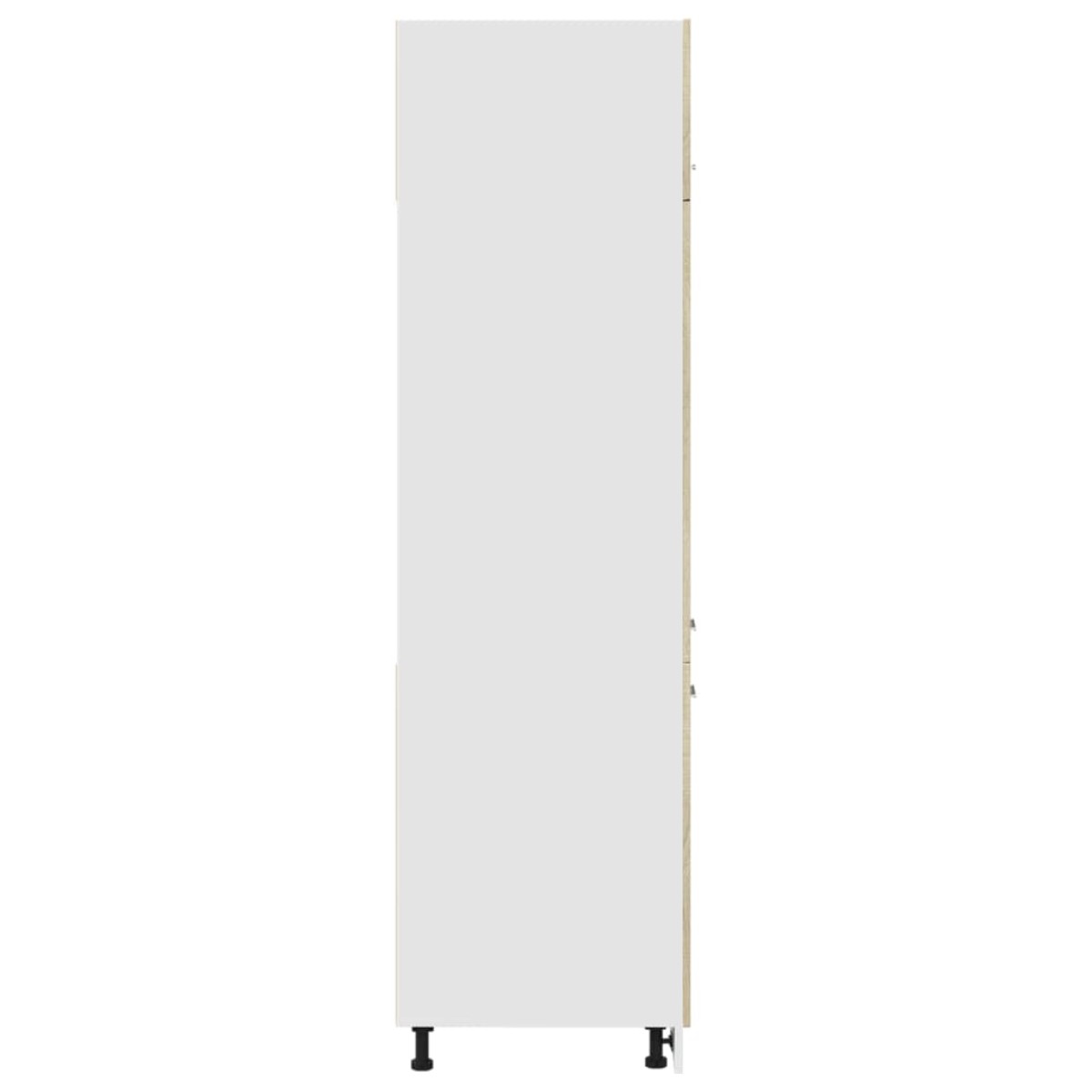 vidaXL Ντουλάπι Ψυγείου "Lyon" Sonoma Δρυς 60x57x207 εκ. από Τεχνητό Ξύλο