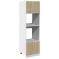 vidaXL Ντουλάπι Μικροκυμάτων "Lyon" Ξύλο Sonoma Δρυς 60x57x207 εκ. από Τεχνητό Ξύλο