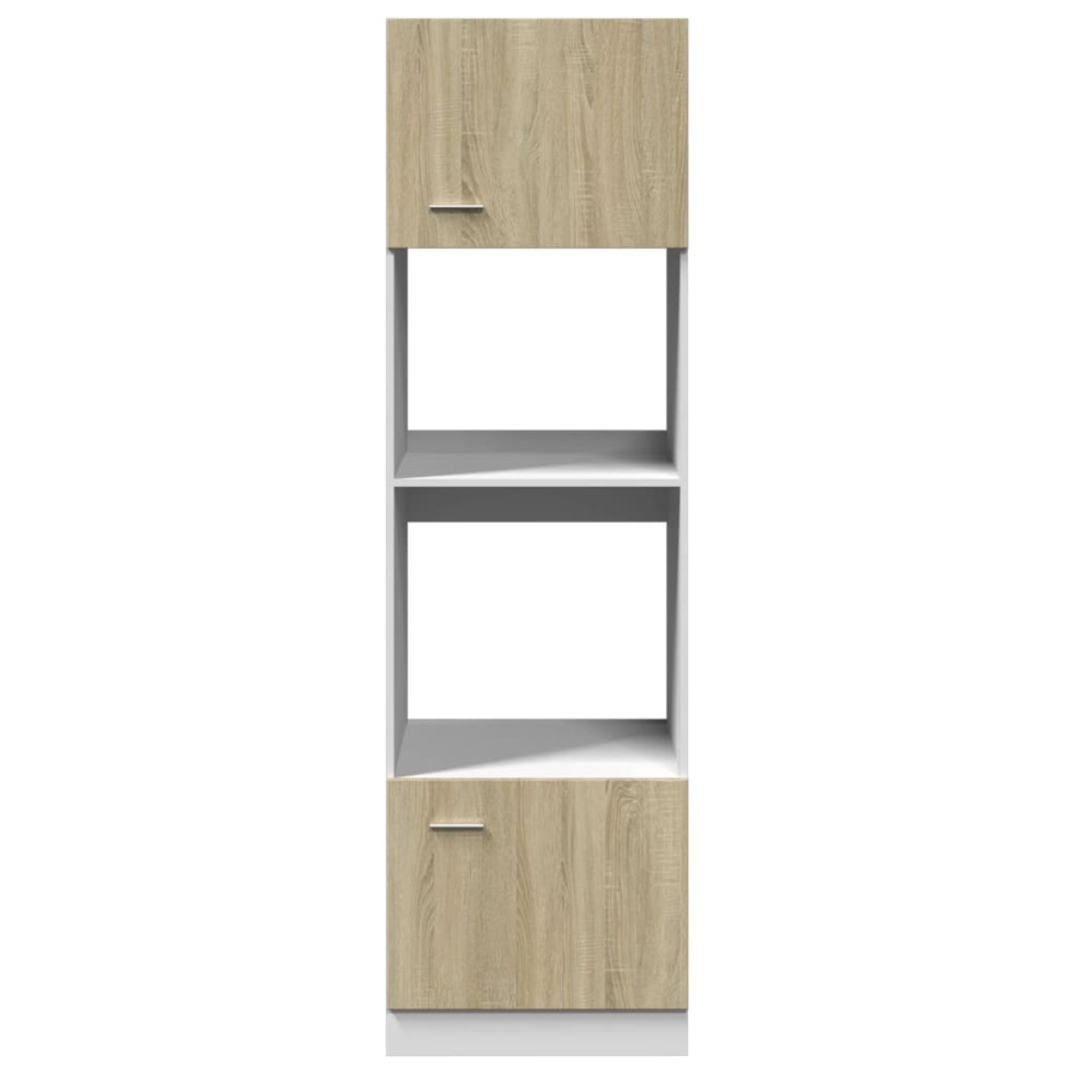 vidaXL Ντουλάπι Μικροκυμάτων "Lyon" Ξύλο Sonoma Δρυς 60x57x207 εκ. από Τεχνητό Ξύλο