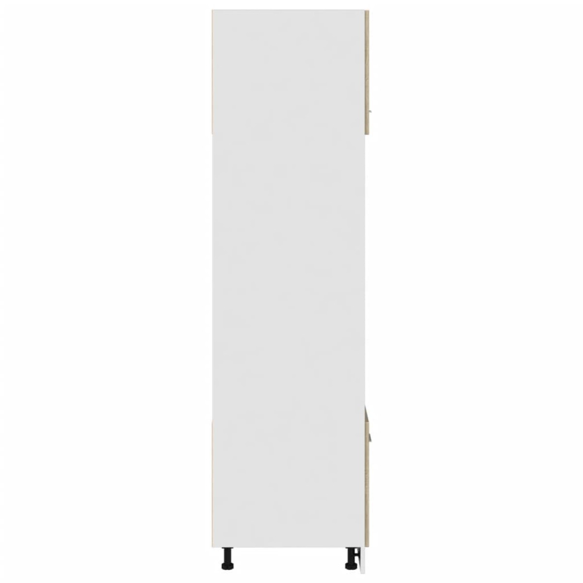 vidaXL Ντουλάπι Μικροκυμάτων "Lyon" Ξύλο Sonoma Δρυς 60x57x207 εκ. από Τεχνητό Ξύλο