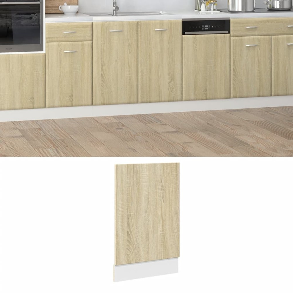 vidaXL Πάνελ Πλυντηρίου Πιάτων Sonoma Δρυς 45x3x67 εκ. από Τεχνητό Ξύλο