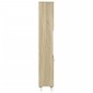 vidaXL Ντουλάπι Μπάνιου Sonoma Δρυς 30,5x30x179 εκ. από Επεξεργ. Ξύλο