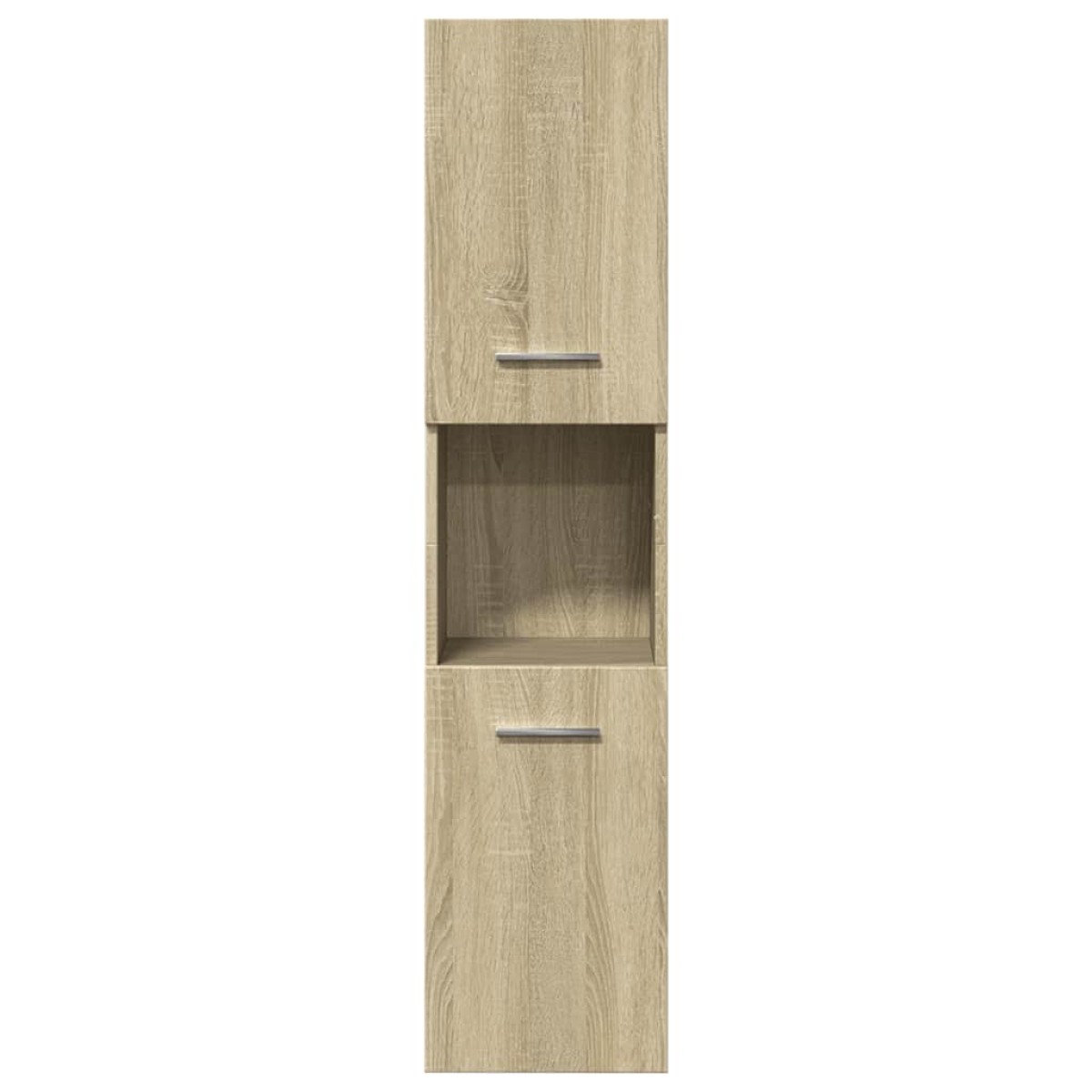 vidaXL Στήλη Μπάνιου Sonoma Δρυς 30 x 30 x 130 εκ. από Επεξ. Ξύλο