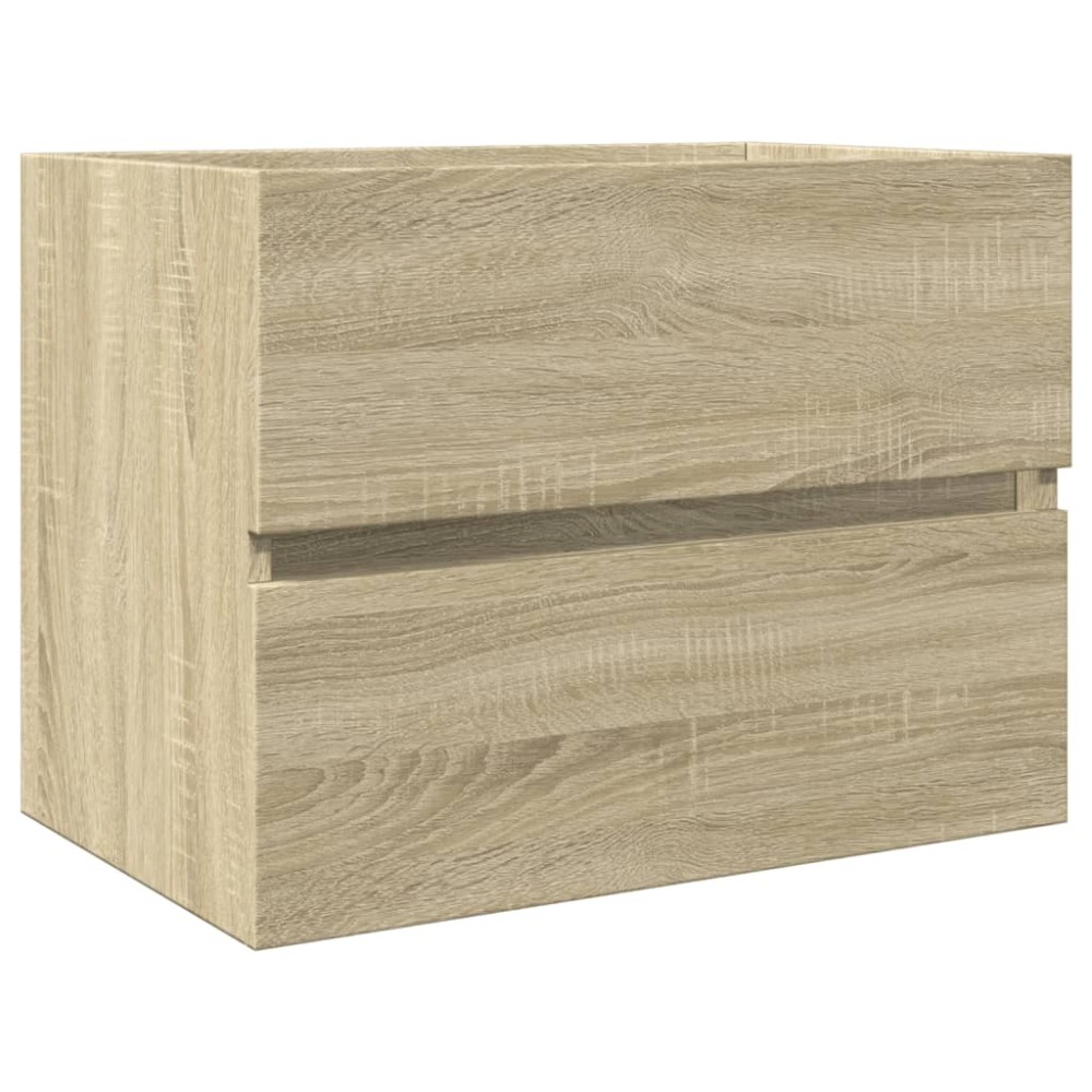 vidaXL Ντουλάπι Νιπτήρα Sonoma Δρυς 60x38,5x45 εκ. Επεξεργασμένο Ξύλο