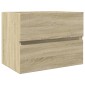 vidaXL Ντουλάπι Νιπτήρα Sonoma Δρυς 60x38,5x45 εκ. Επεξεργασμένο Ξύλο