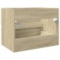 vidaXL Ντουλάπι Νιπτήρα Sonoma Δρυς 60x38,5x45 εκ. Επεξεργασμένο Ξύλο