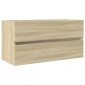 vidaXL Ντουλάπι Νιπτήρα Sonoma Δρυς 90 x 38,5 x 45 εκ. από Επεξ. Ξύλο