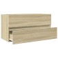 vidaXL Ντουλάπι Νιπτήρα Sonoma Δρυς 90 x 38,5 x 45 εκ. από Επεξ. Ξύλο