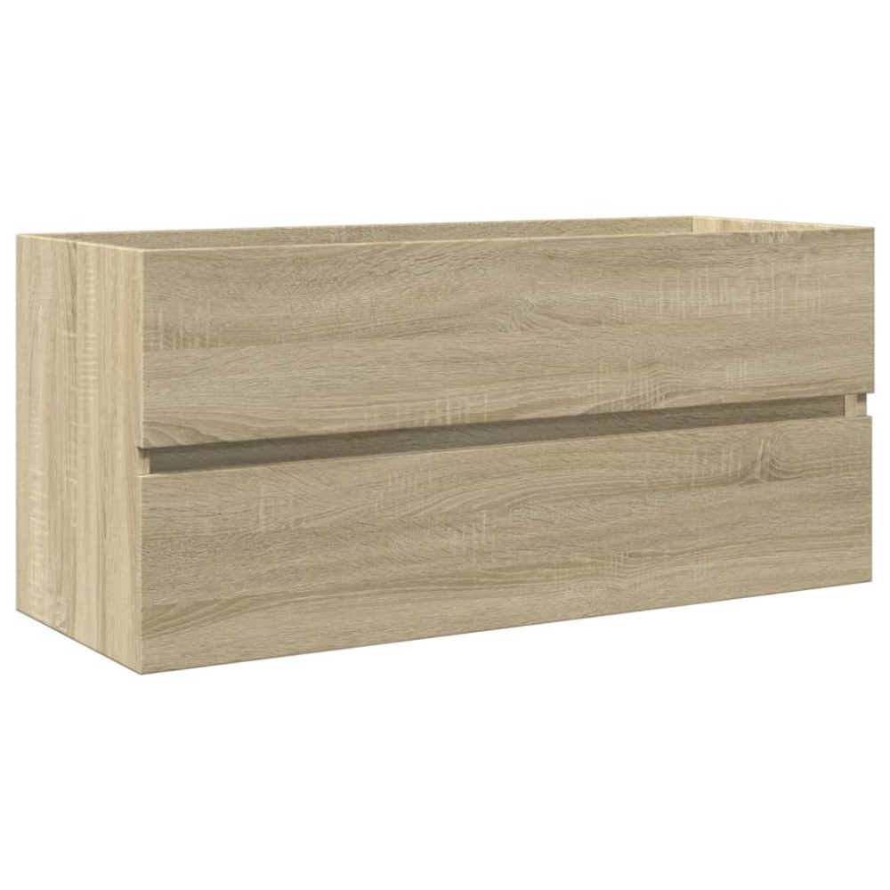 vidaXL Ντουλάπι Νιπτήρα Μπάνιου Sonoma Δρυς 100x38,5x45 εκ. Επεξ. Ξύλο