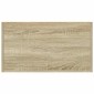 vidaXL Ντουλάπι Μπάνιου Sonoma Δρυς 60 x 33 x 80 εκ. από Επεξ. Ξύλο