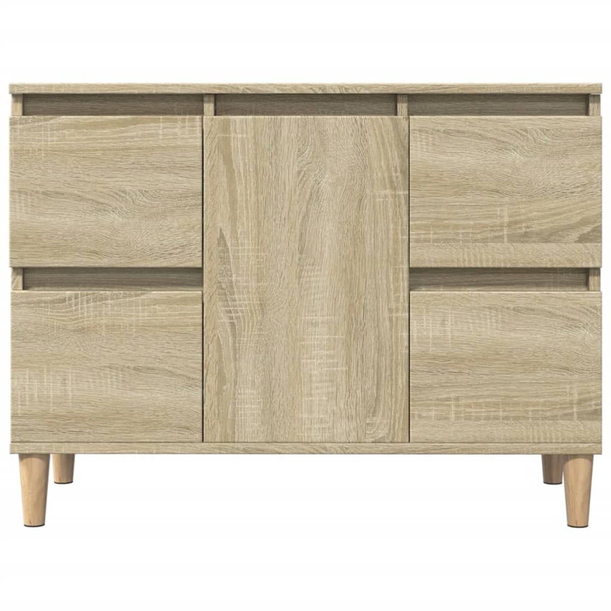 vidaXL Ντουλάπι Νιπτήρα Sonoma Δρυς 80x33x60 εκ. Επεξεργασμένο Ξύλο