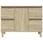 vidaXL Ντουλάπι Νιπτήρα Sonoma Δρυς 80x33x60 εκ. Επεξεργασμένο Ξύλο