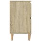 vidaXL Ντουλάπι Νιπτήρα Sonoma Δρυς 80x33x60 εκ. Επεξεργασμένο Ξύλο
