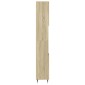 vidaXL Ντουλάπι Μπάνιου Sonoma Δρυς 30x30x190 εκ. Επεξεργασμένο Ξύλο