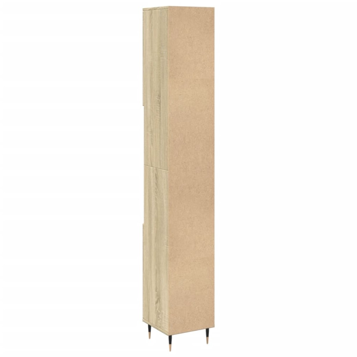 vidaXL Ντουλάπι Μπάνιου Sonoma Δρυς 30x30x190 εκ. Επεξεργασμένο Ξύλο