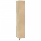 vidaXL Ντουλάπι Μπάνιου Sonoma Δρυς 30x30x190 εκ. Επεξεργασμένο Ξύλο