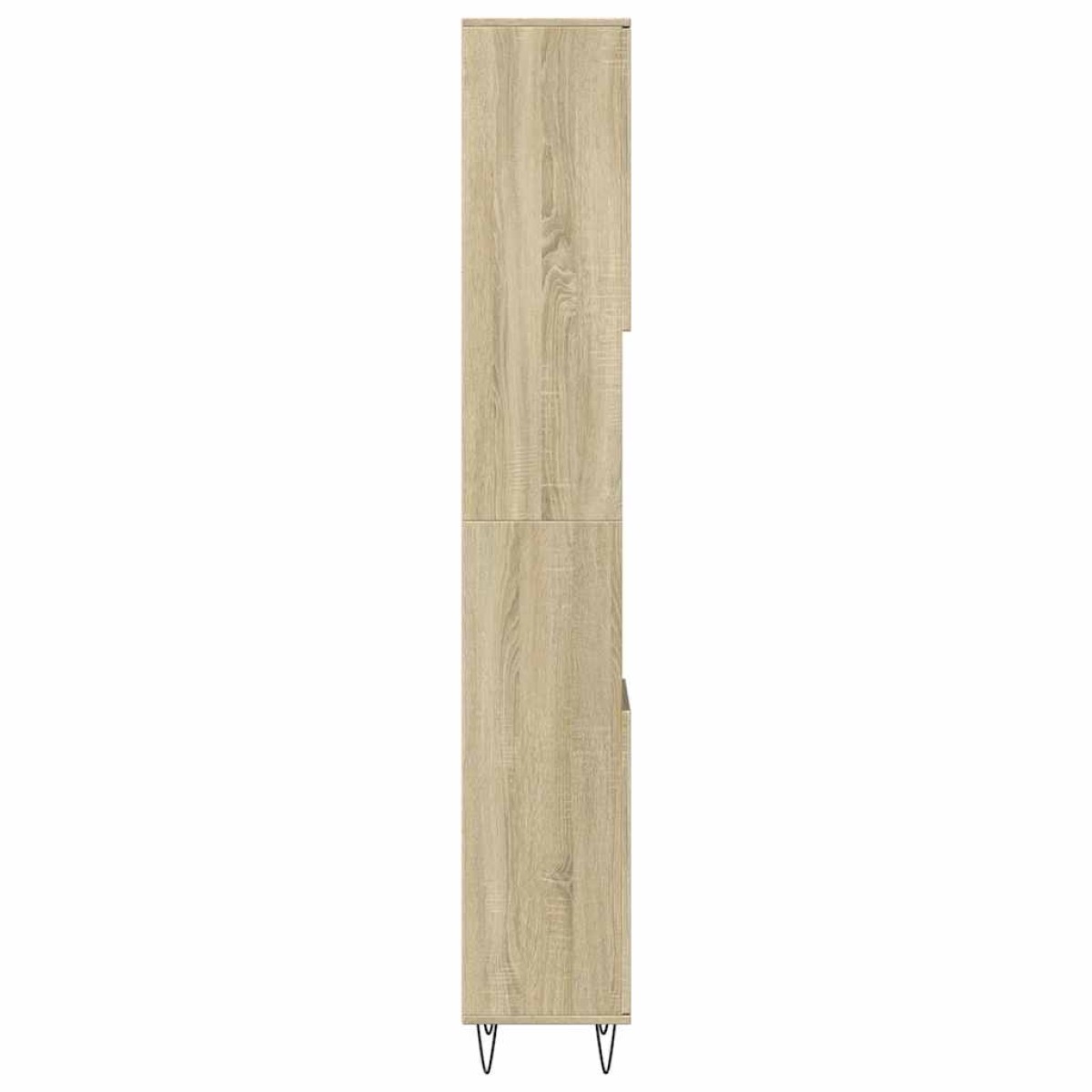 vidaXL Ντουλάπι Μπάνιου Sonoma Δρυς 30x30x190 εκ. Επεξεργασμένο Ξύλο
