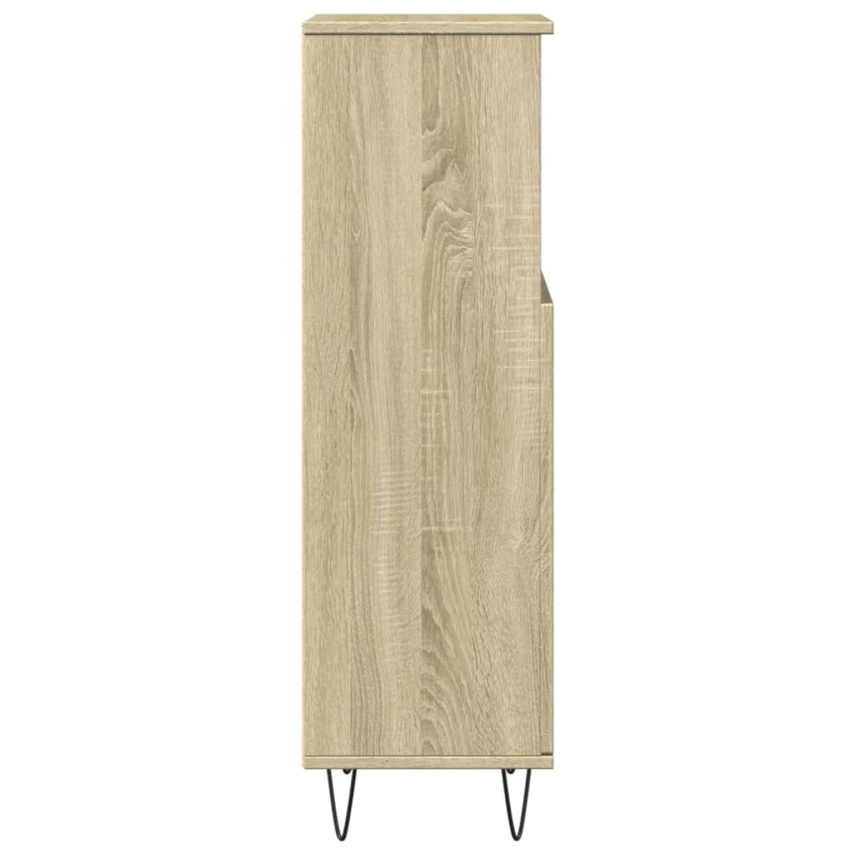 vidaXL Ντουλάπι Μπάνιου Sonoma Δρυς 30x30x100 εκ. Επεξεργασμένο Ξύλο