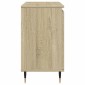 vidaXL Ντουλάπι Μπάνιου Sonoma Δρυς 58 x 33 x 60 εκ. από Επεξεργ. Ξύλο