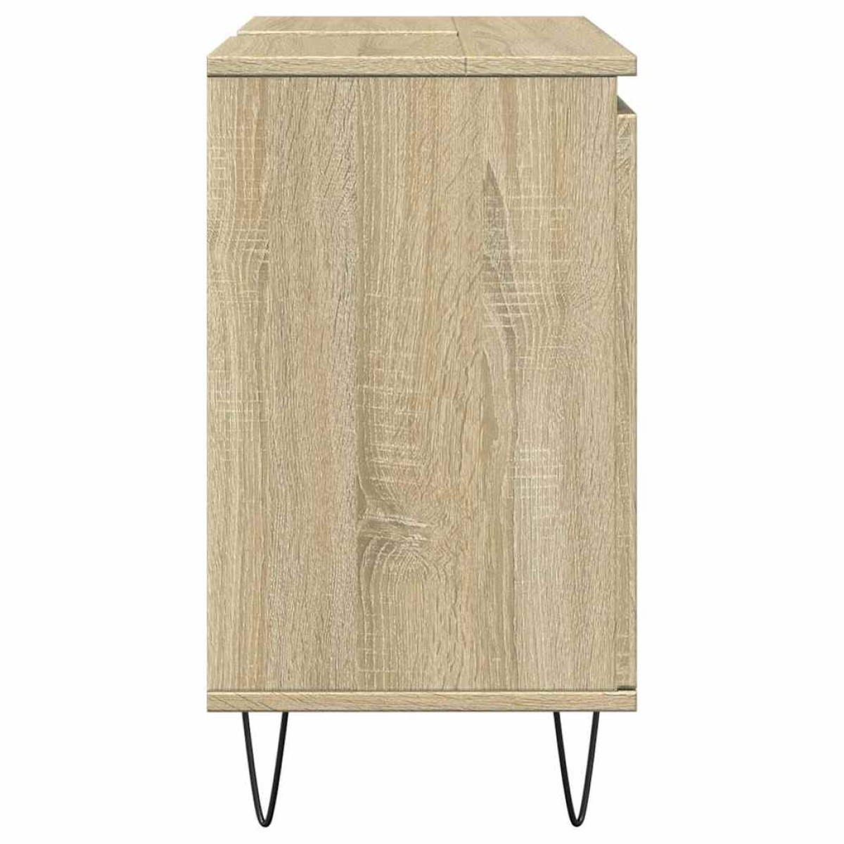 vidaXL Ντουλάπι Μπάνιου Sonoma Δρυς 58 x 33 x 60 εκ. από Επεξεργ. Ξύλο
