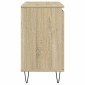 vidaXL Ντουλάπι Μπάνιου Sonoma Δρυς 58 x 33 x 60 εκ. από Επεξεργ. Ξύλο