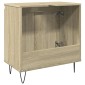 vidaXL Ντουλάπι Μπάνιου Sonoma Δρυς 58 x 33 x 60 εκ. από Επεξεργ. Ξύλο