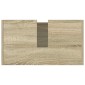 vidaXL Ντουλάπι Μπάνιου Sonoma Δρυς 58 x 33 x 60 εκ. από Επεξεργ. Ξύλο