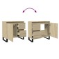 vidaXL Ντουλάπι Μπάνιου Sonoma Δρυς 65x33x60 εκ. Επεξεργασμένο Ξύλο
