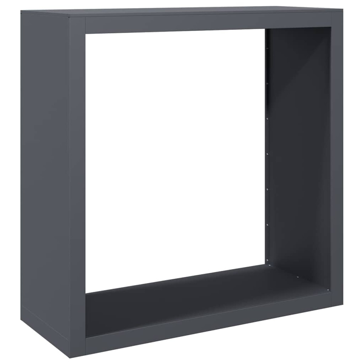 vidaXL Ράφι Καυσόξυλων Ανθρακί 100x40x100 εκ. Ατσάλινο