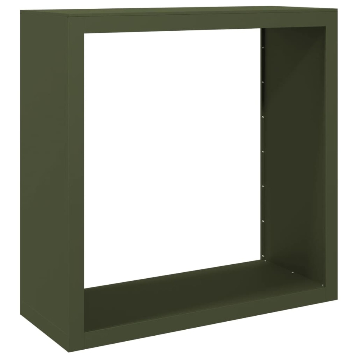 vidaXL Ράφι Καυσόξυλων Πράσινη 100x40x100 εκ. Ατσάλινο