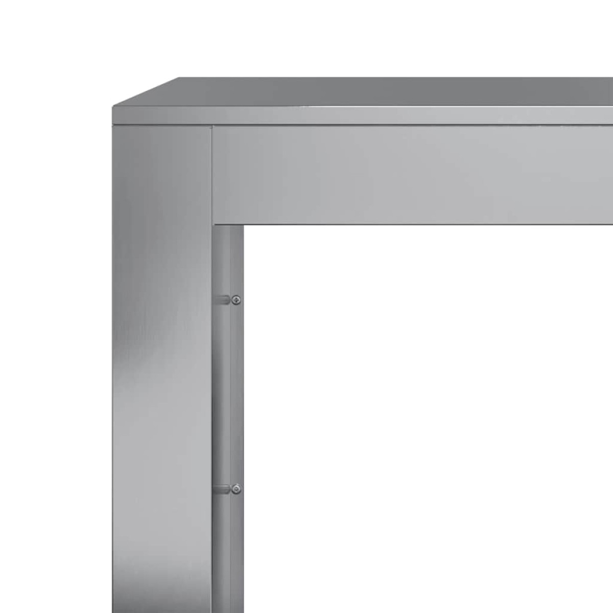 vidaXL Ράφι Καυσόξυλων 100x40x100 εκ. Γαλβανιζέ Ατσάλι